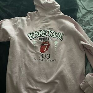 Pink Barstool Sports Hoodie